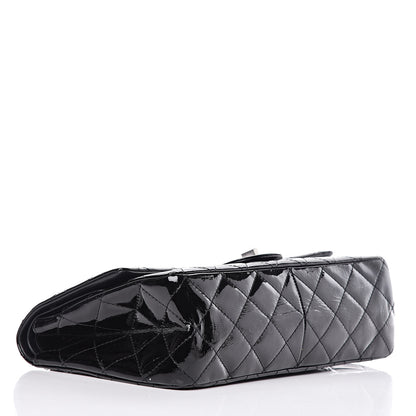 Chanel Distressed Patent Quilted 2.55 Reissue 227 Flap Black 4 of 17