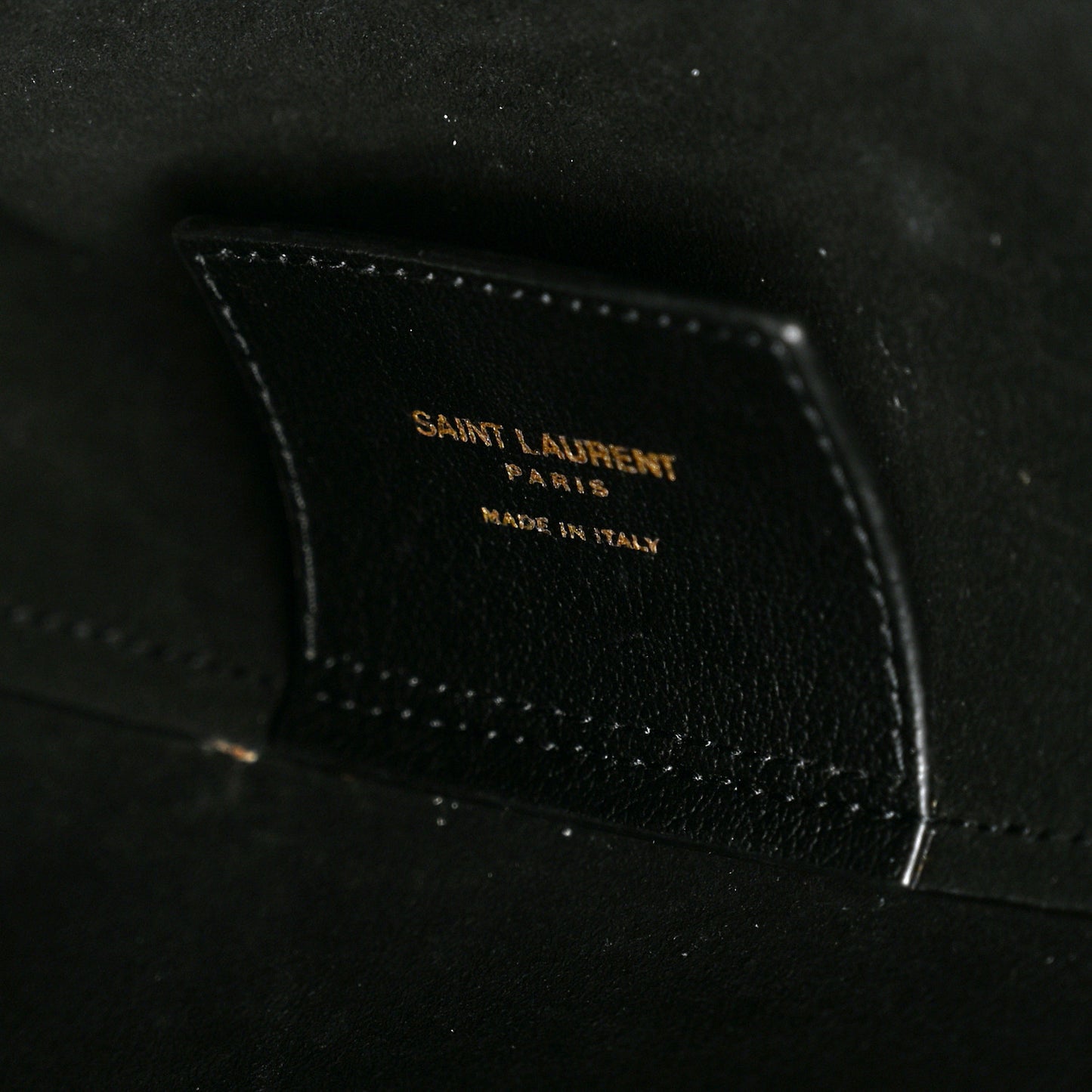 Calfskin Large Shopping Tote Black