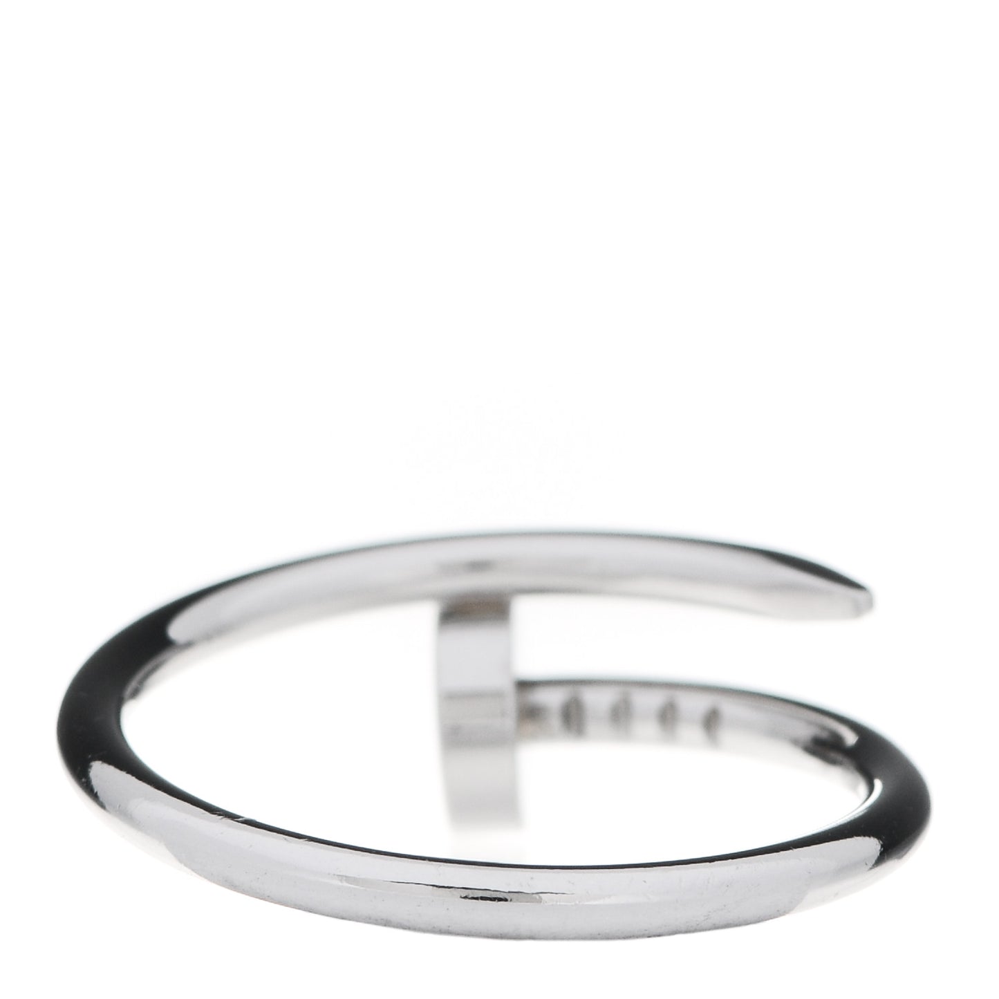 18K White Gold Small Juste Un Clou Ring 53 6.25