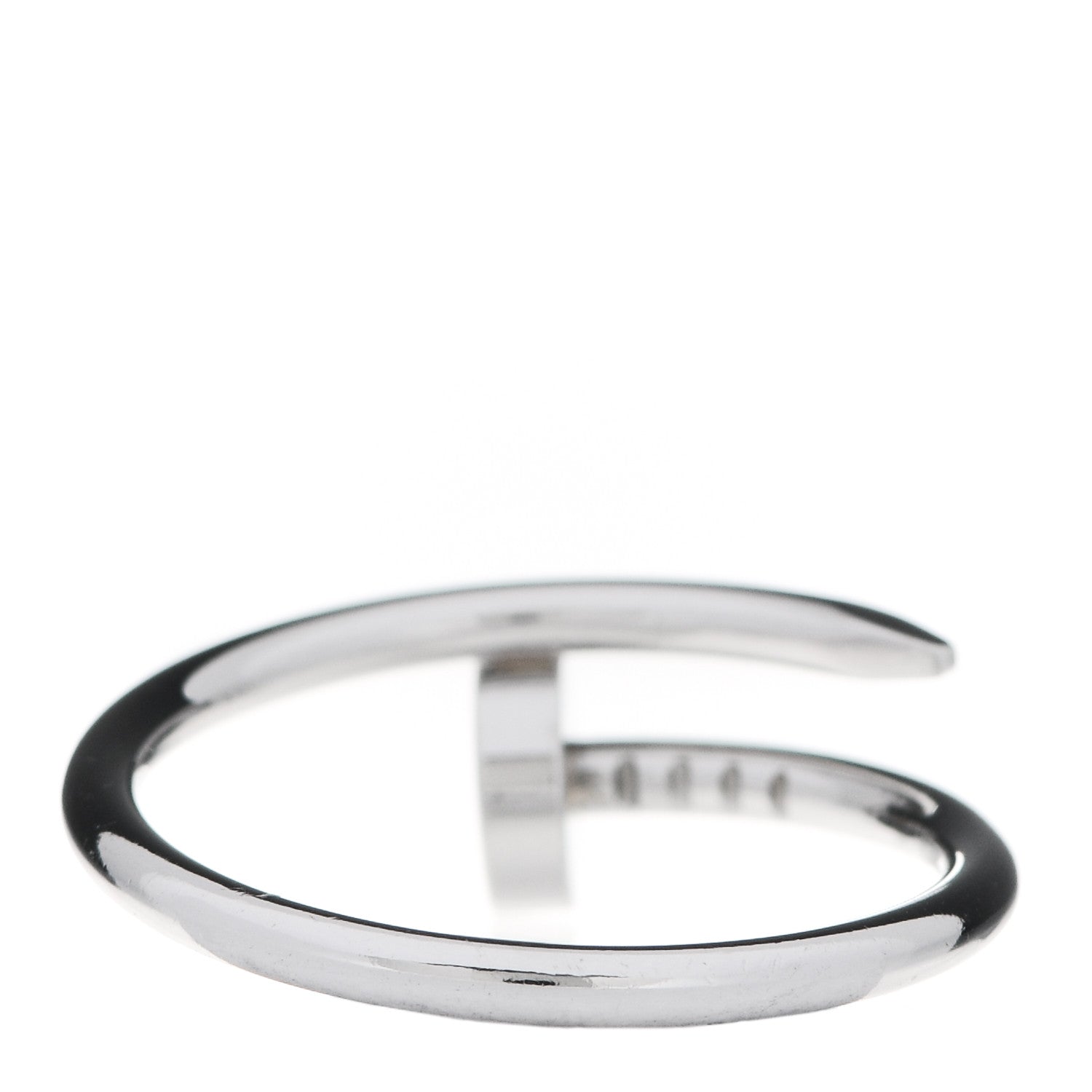 Cartier 18K White Gold Small Juste Un Clou Ring 53 6.25 3 of 6