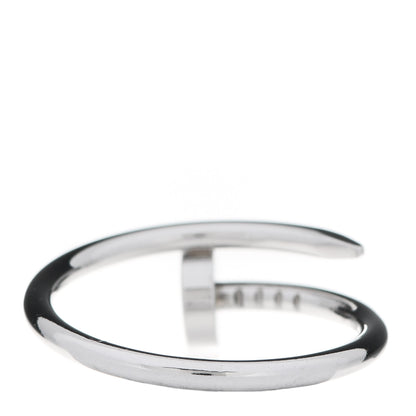 Cartier 18K White Gold Small Juste Un Clou Ring 53 6.25 3 of 6