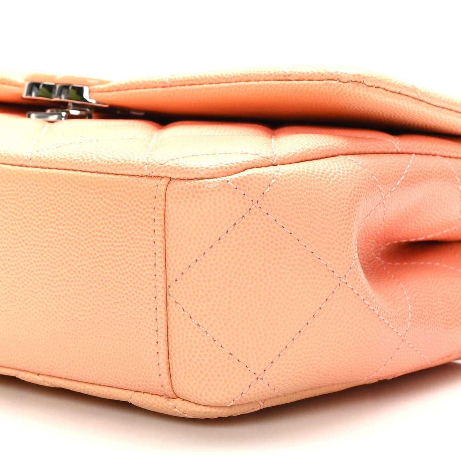 Chanel Shaded Caviar Quilted My Everything Flap Orange Light Orange 9 of 10