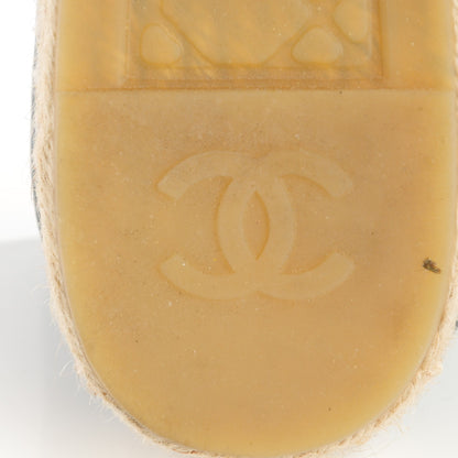 Chanel Lambskin CC Espadrilles 41 Black 9 of 12