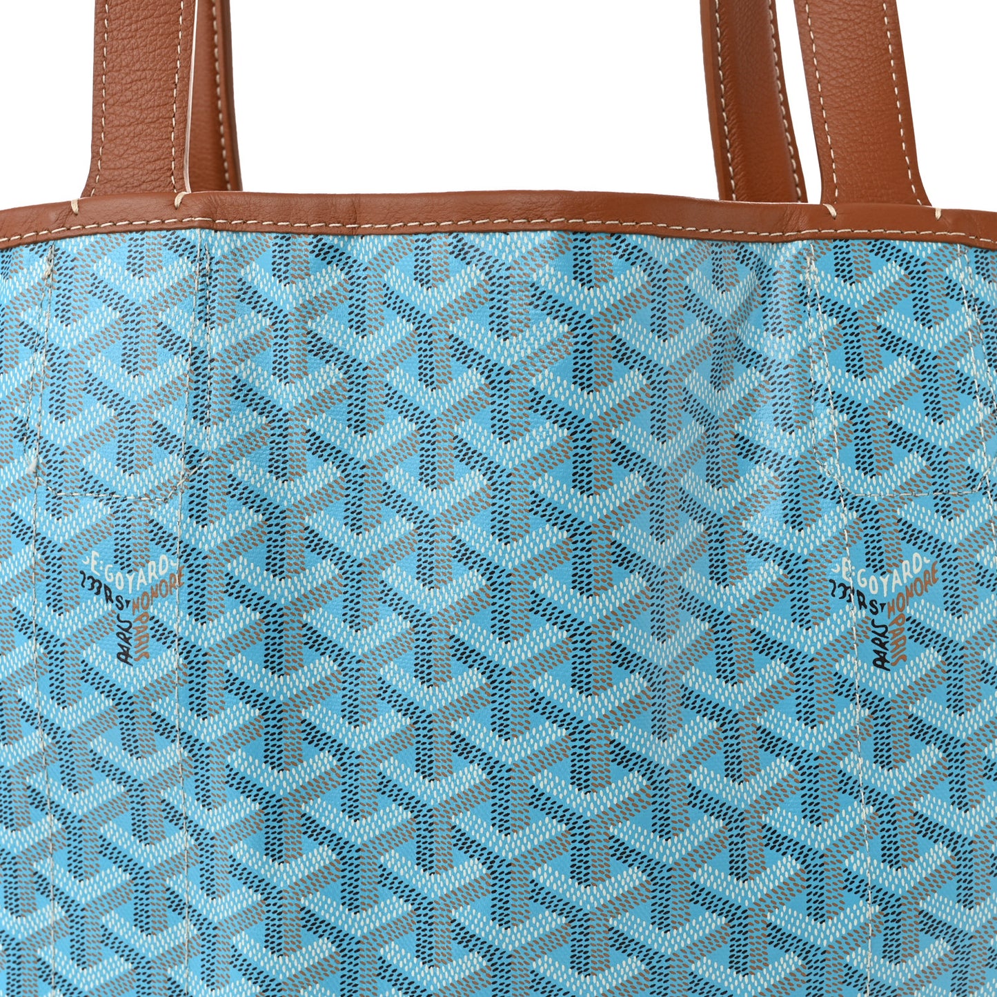 Goyardine Reversible Belharra Light Blue