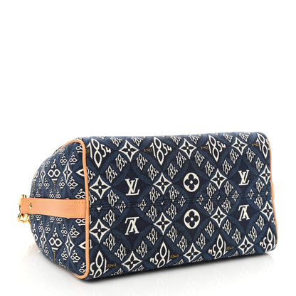 Louis Vuitton Jacquard Since 1854 Speedy Bandouliere 25 Blue 4 of 12