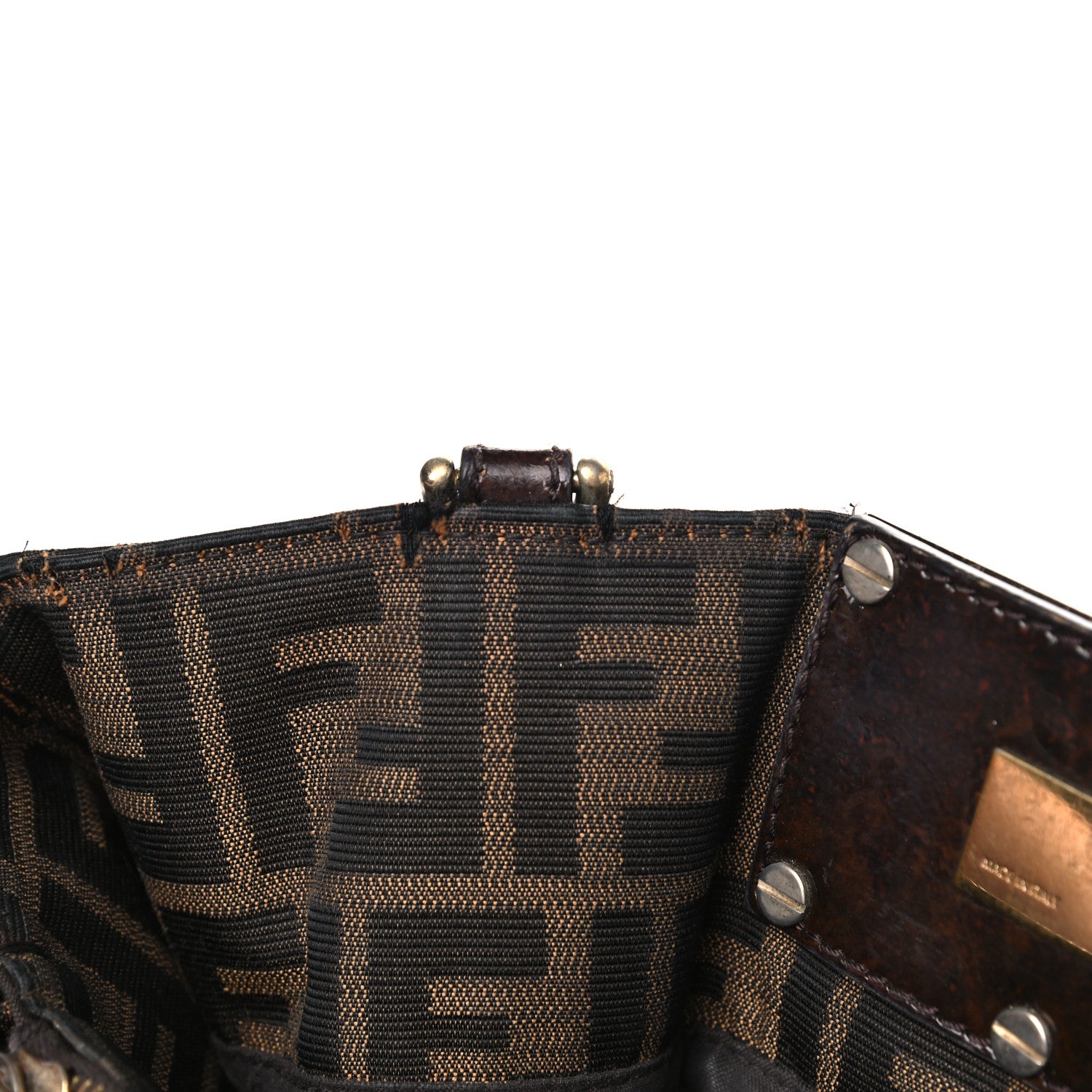 Fendi Zucca Mia Tote Tobacco 9 of 24