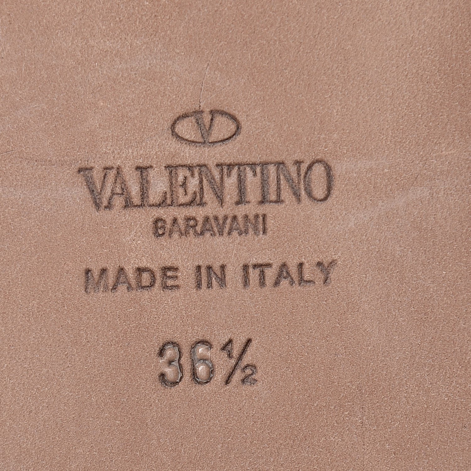 Valentino Garavani Mink Fur Ankle Wrap Flat Sandals 36.5 Visone 7 of 7