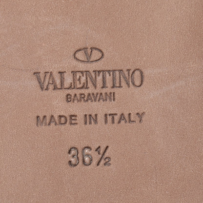 Valentino Garavani Mink Fur Ankle Wrap Flat Sandals 36.5 Visone 7 of 7