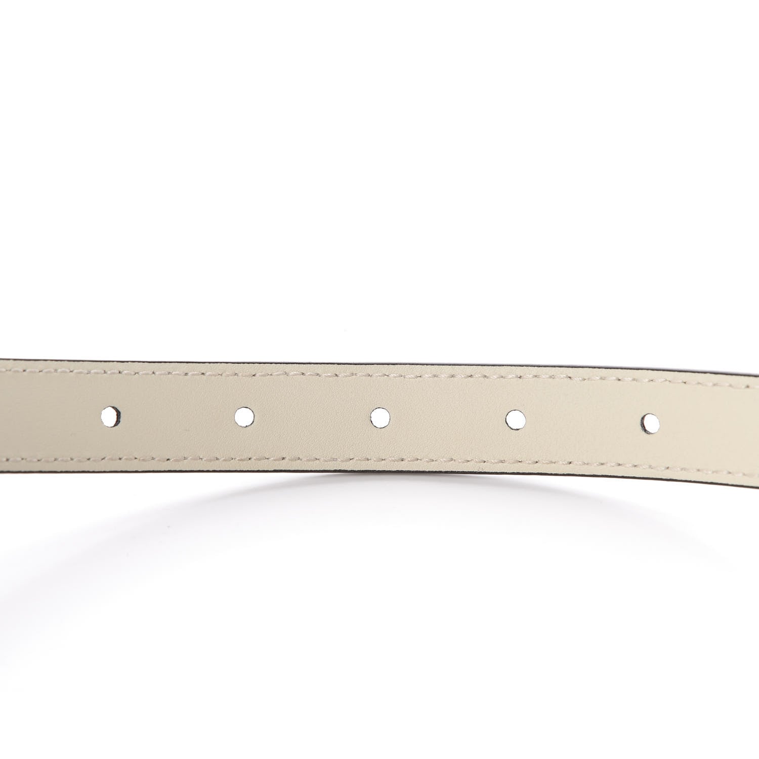 Gucci Calfskin Double G 20mm Belt 75 30 Mystic White 5 of 6