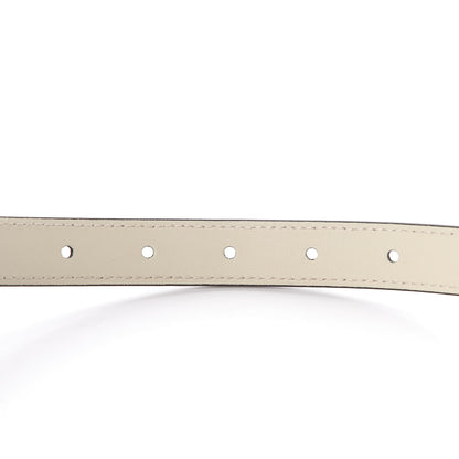 Gucci Calfskin Double G 20mm Belt 75 30 Mystic White 5 of 6