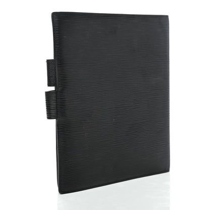 Louis Vuitton Epi Large Ring Agenda Cover Black 2 of 4