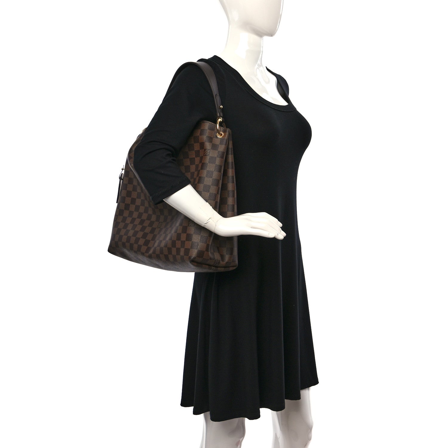Louis Vuitton Damier Ebene Graceful MM 3 of 10