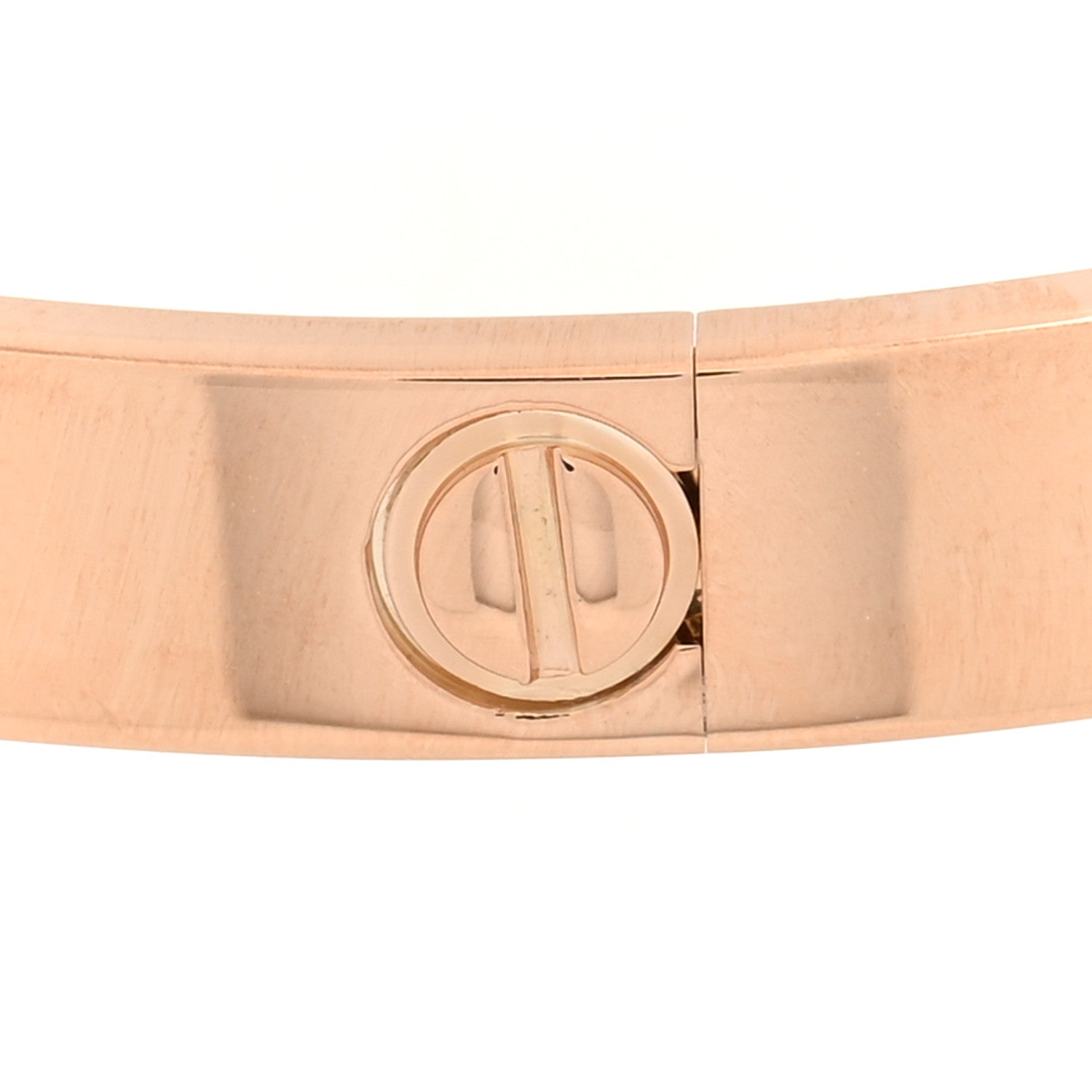 Cartier 18K Pink Gold 4 Diamond LOVE Bracelet 18 5 of 8