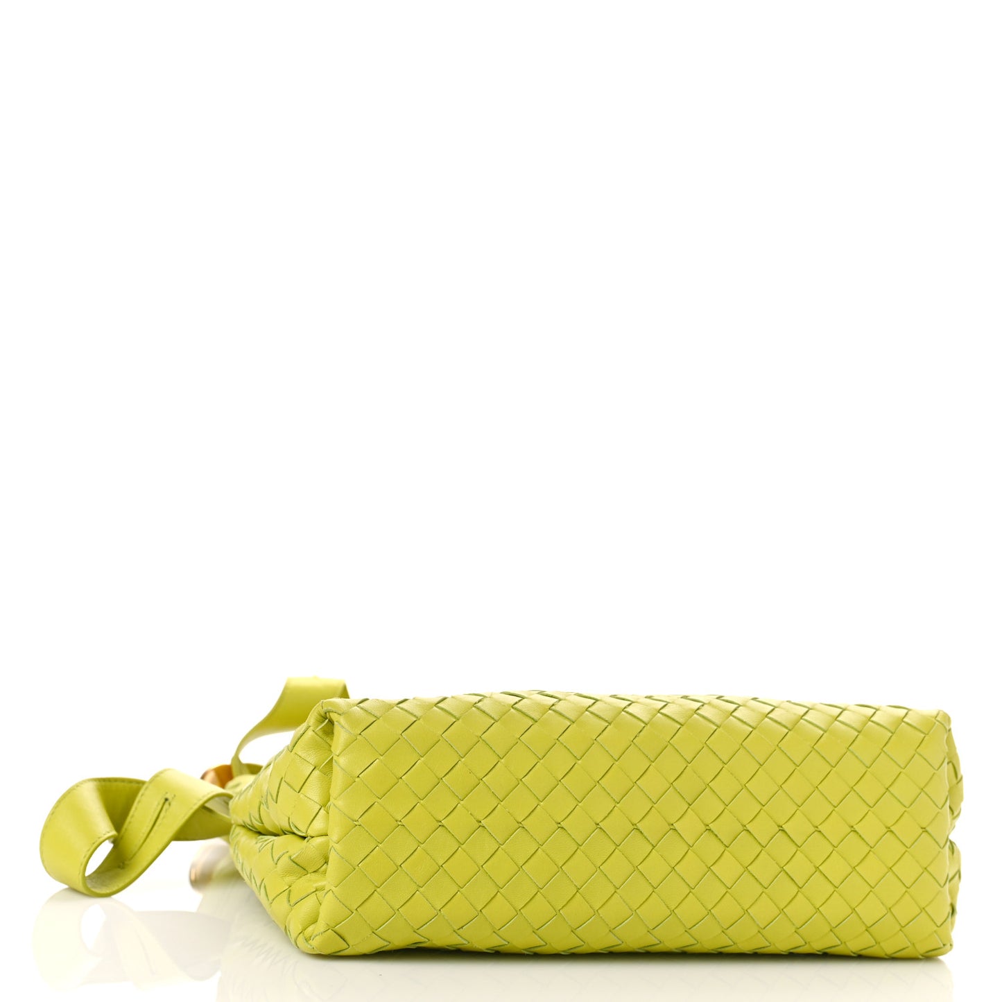 Nappa Intrecciato The Fold Crossbody Kiwi
