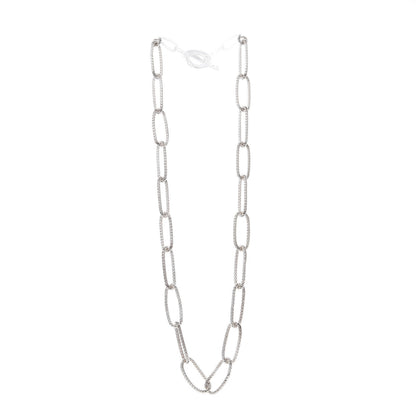 Tiffany Sterling Silver Paloma Picasso Mesh Link Toggle Necklace 2 of 6