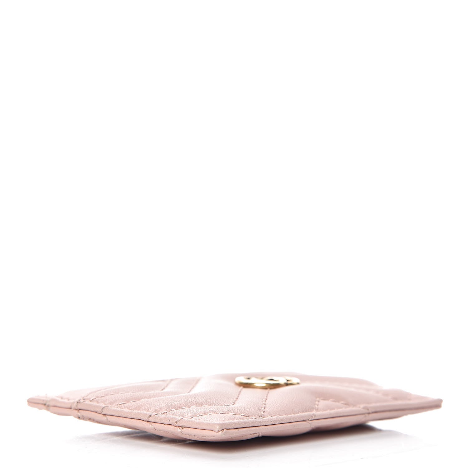 Gucci Calfskin Matelasse GG Marmont Card Holder Perfect Pink 4 of 6