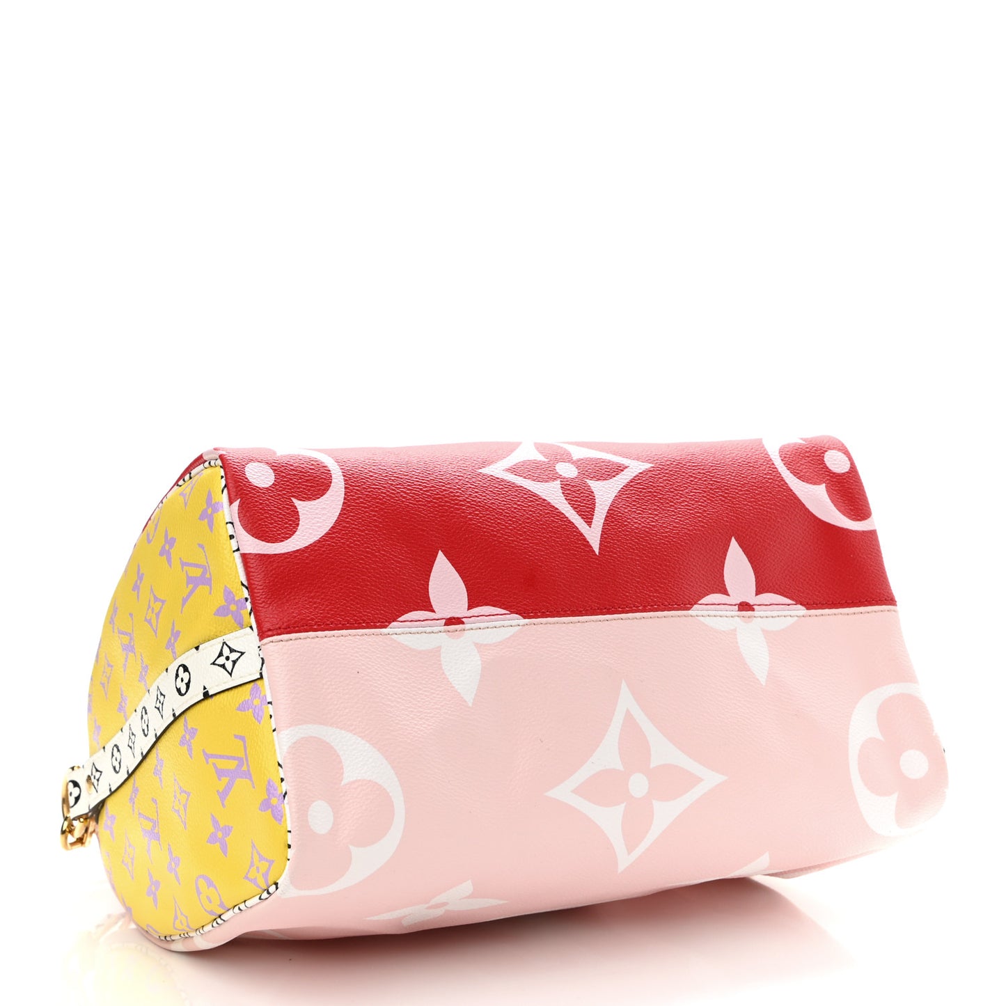 Monogram Giant Speedy Bandouliere 30 Rouge
