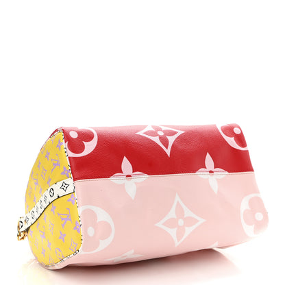 Louis Vuitton Monogram Giant Speedy Bandouliere 30 Rouge 4 of 10