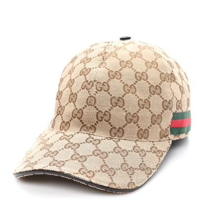 Gucci Monogram Web Baseball Hat M Beige Cocoa 1 of 10