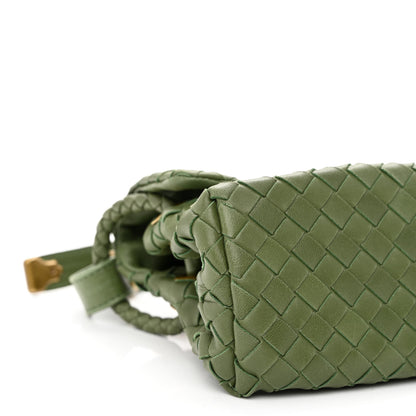 Bottega Veneta Nappa Intrecciato Mini Flap Shoulder Bag Foglia 8 of 9