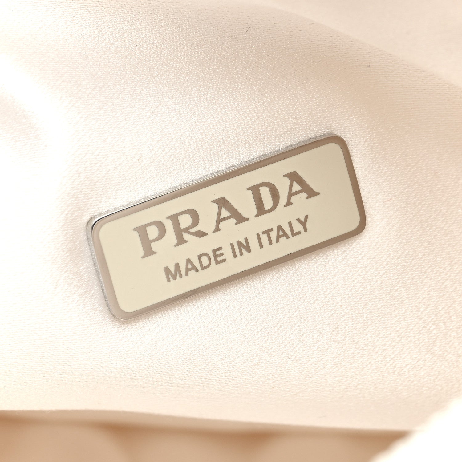 Prada Satin Crystal Mini Re-Edition 2000 Bag White 6 of 9