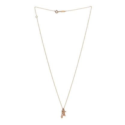 Tiffany 18K Rose Gold Wine and Dine Pendant Necklace 3 of 6