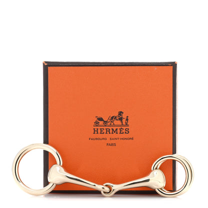 Hermes Permabrass Mors Scarf Ring Gold 5 of 5