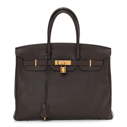 Hermes Togo Birkin 35 Chocolate 1 of 14