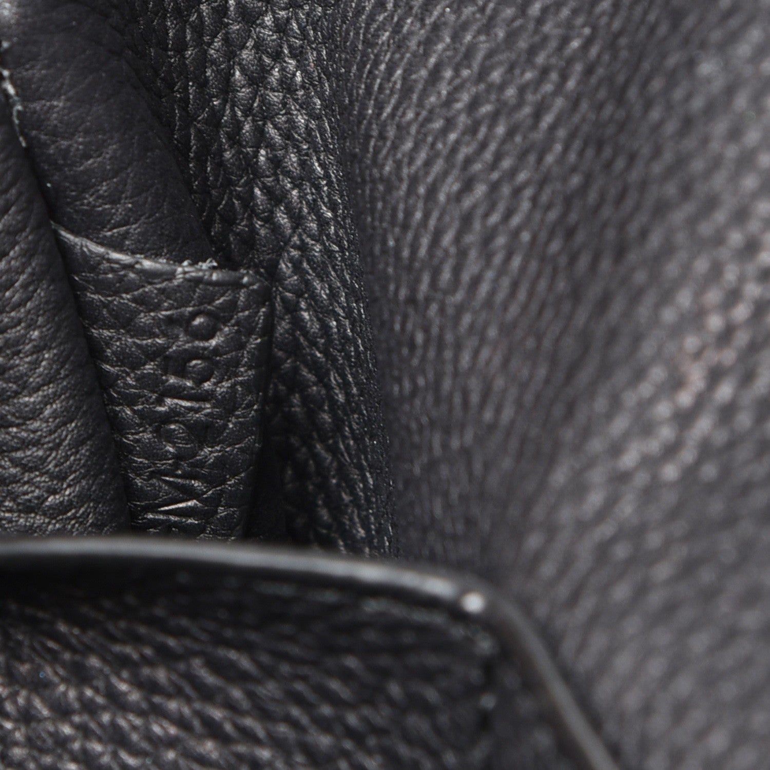 Celine Baby Grained Calfskin Tri-Fold Bag Black 8 of 9