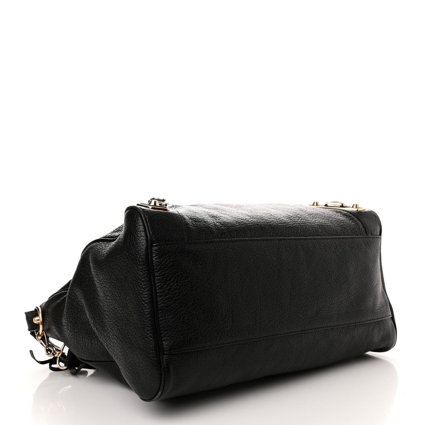 Chevre Gold Metallic Edge Hardware Velo Black