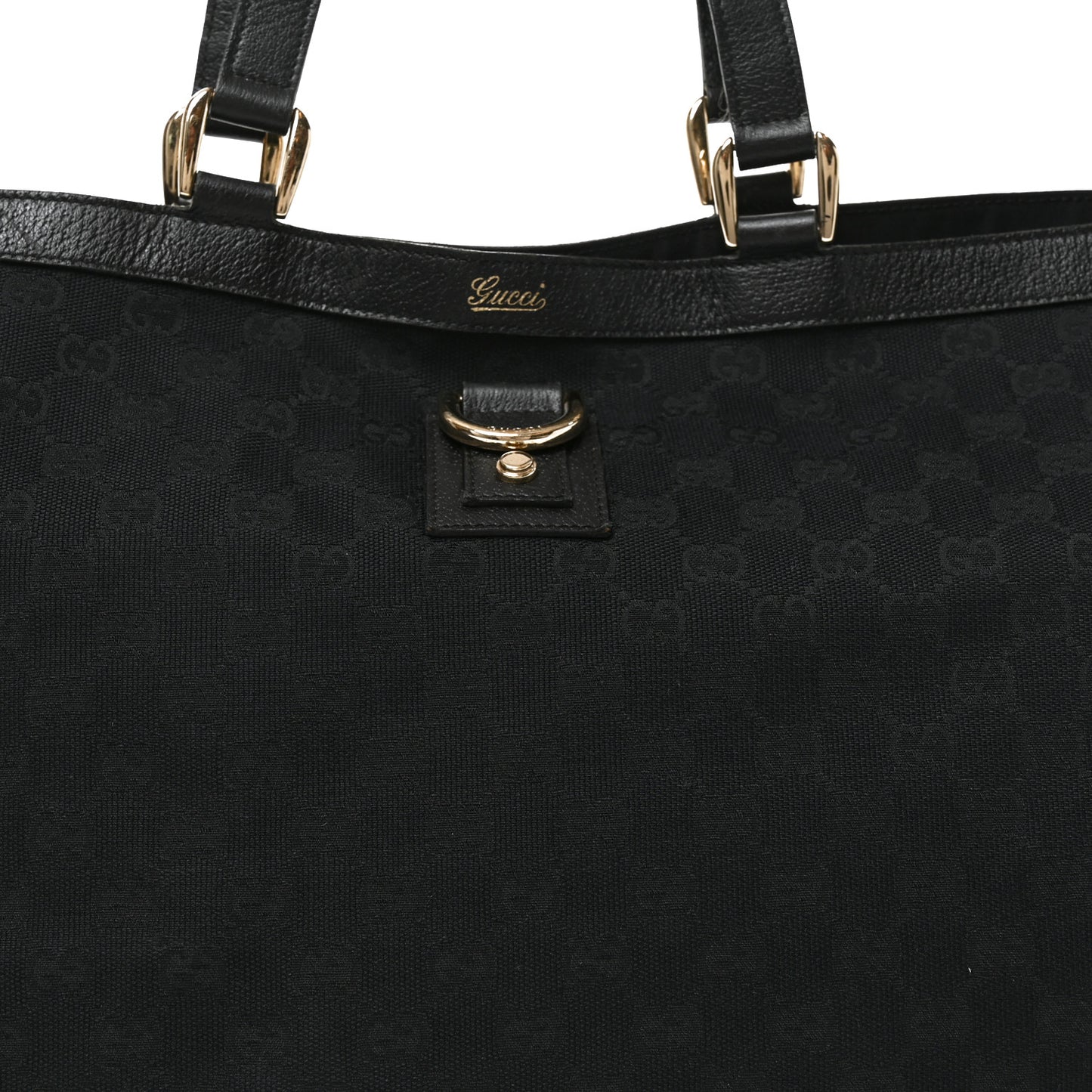 Monogram Large Abbey Tote Black