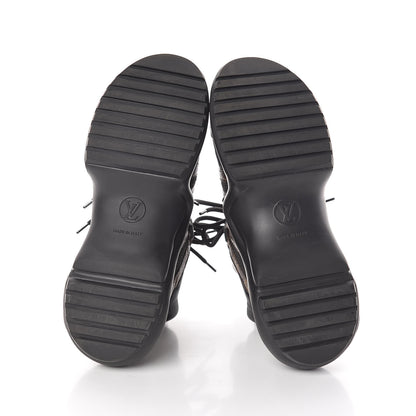Louis Vuitton Calfskin Patent Monogram LV Archlight Sneakers 37 Black 7 of 8