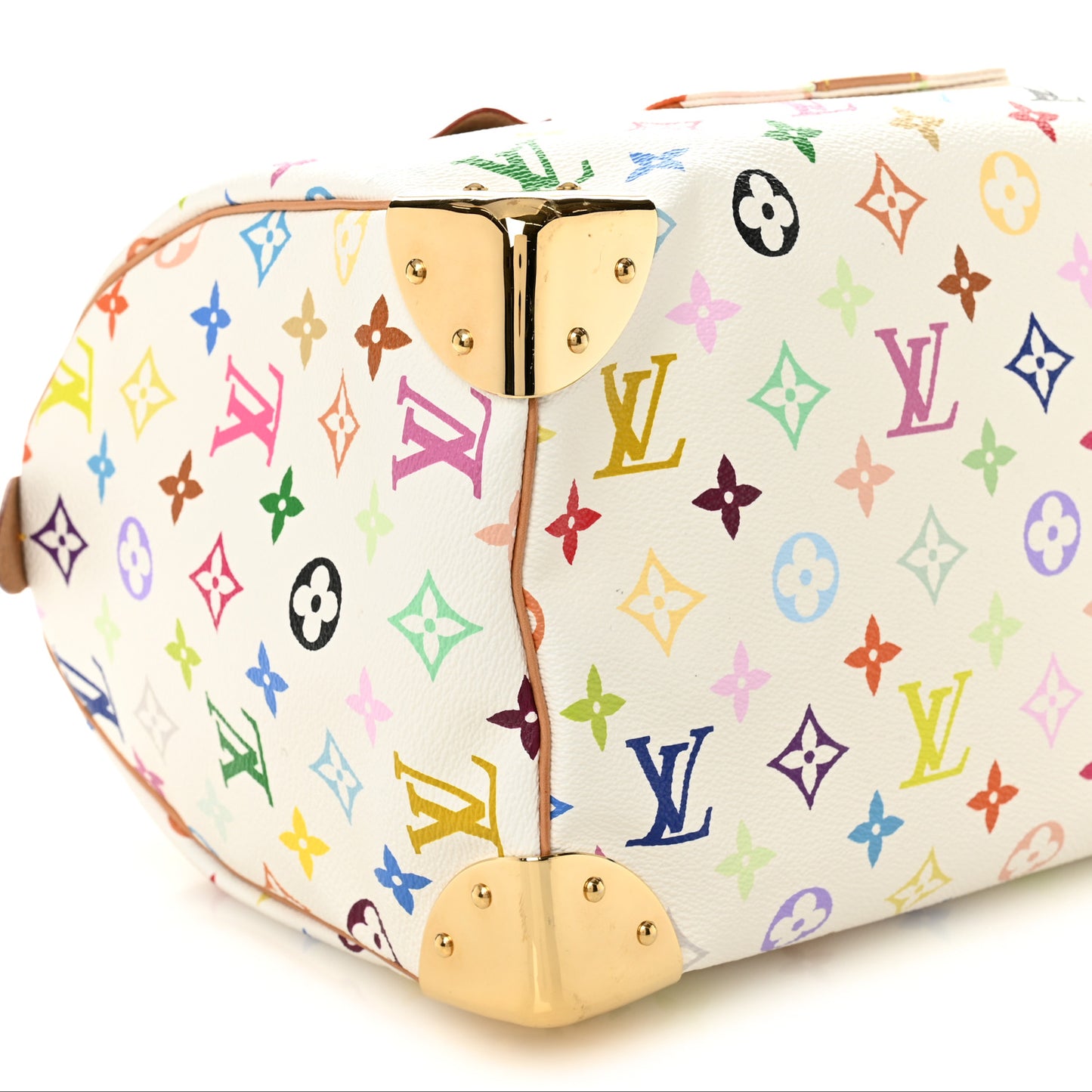 Monogram Multicolor Speedy 30 White
