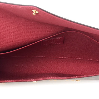 Louis Vuitton Monogram Pochette Felicie Chain Wallet Fuchsia 8 of 9