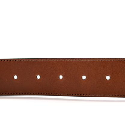 Gucci Nylon Calfskin Double G Web 40mm Belt 85/34 Green Red Cuir 5 of 5