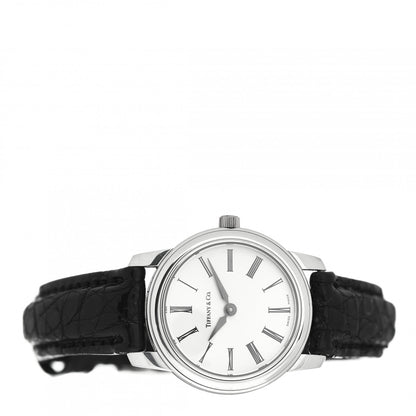 Tiffany Platinum Alligator 28mm Mark Resonator Quartz Watch 2 of 5