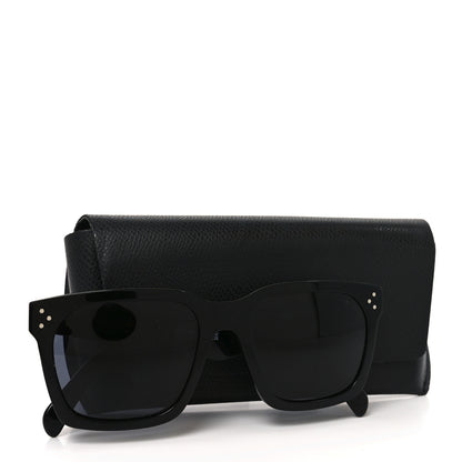Celine Acetate Polarized Square Sunglasses CL40248I Black 7 of 7