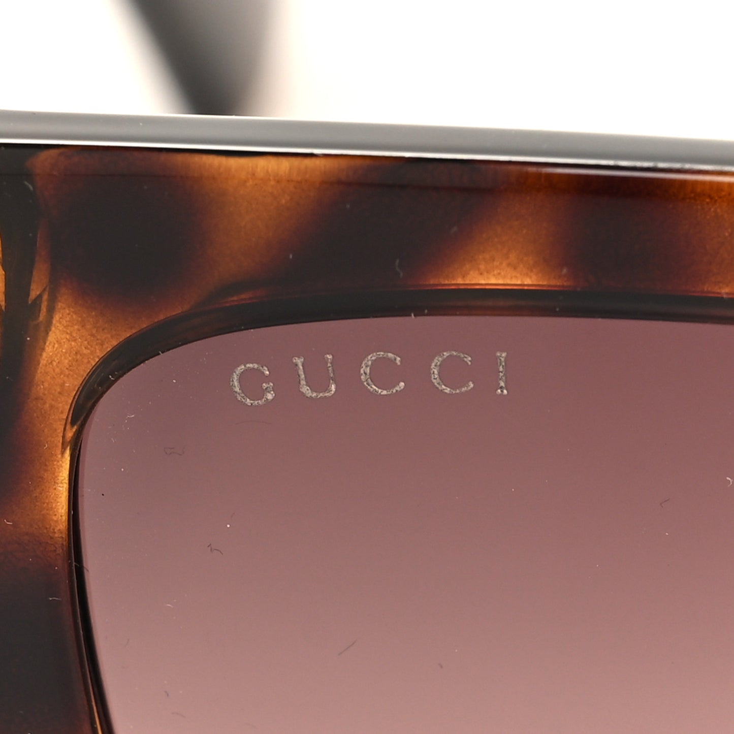 Acetate Square Frame Sunglasses GG1714S Tortoise