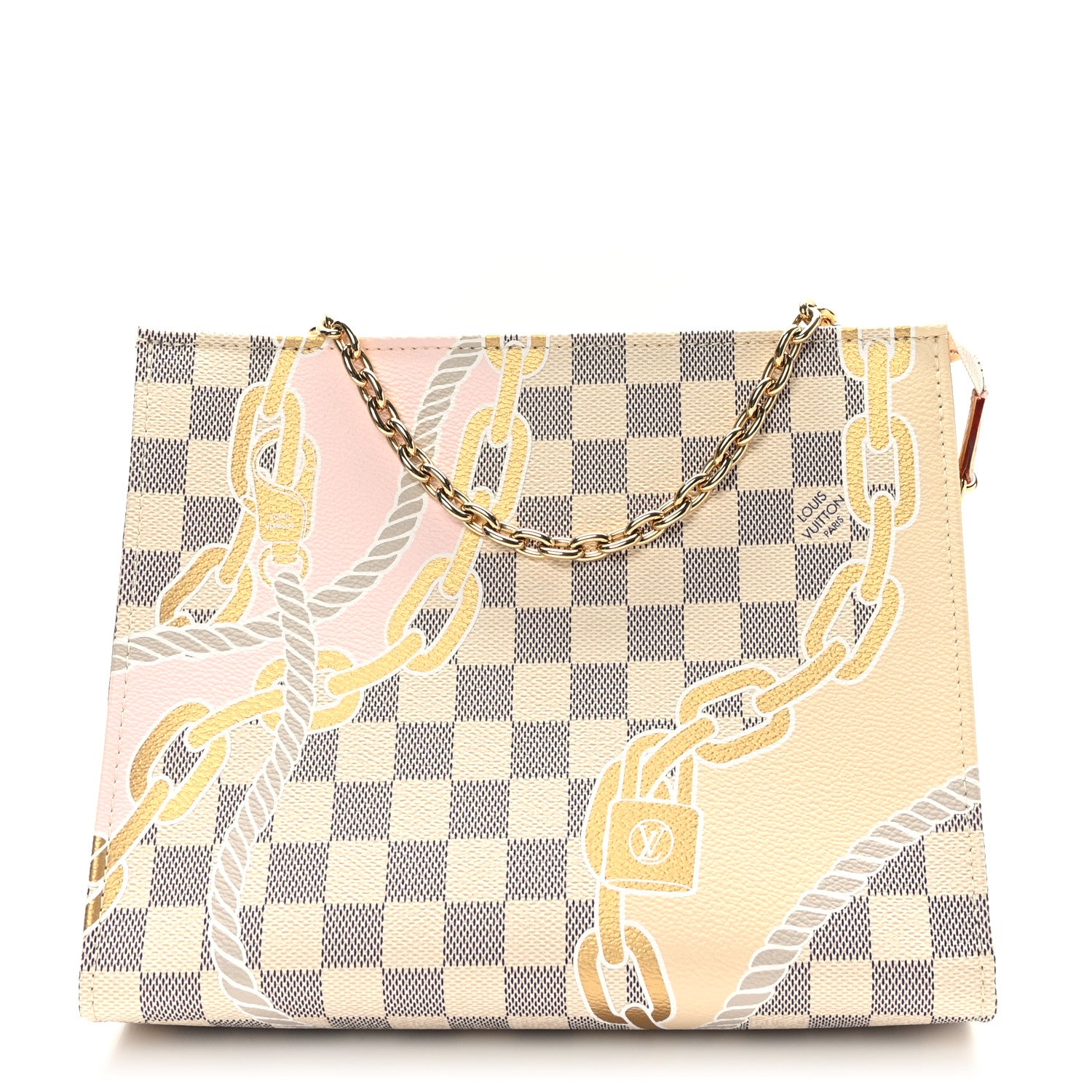 Louis Vuitton Damier Azur Nautical Toiletry Pouch On Chain 1 of 8