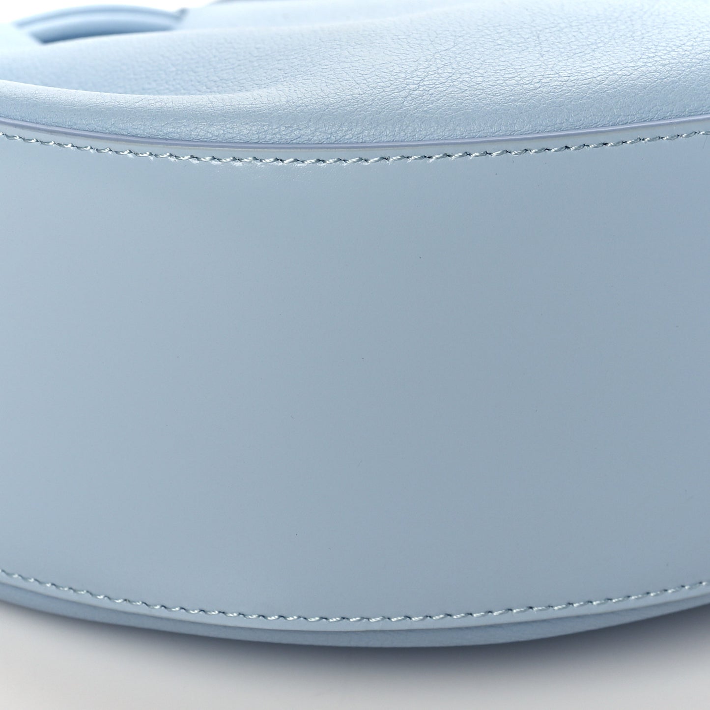 Tumbled Calfskin Lilium Bag Light Blue