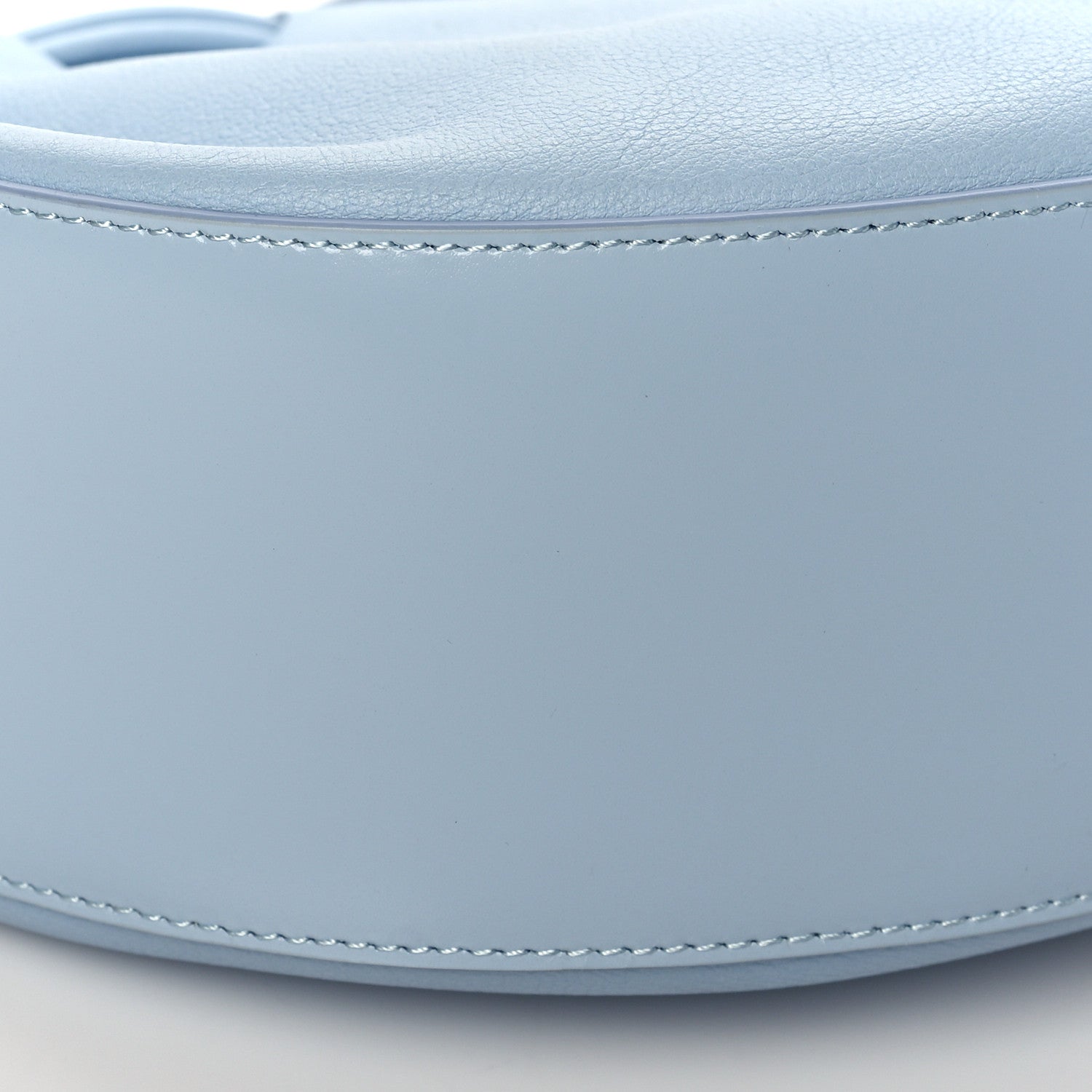 Mansur Gavriel Tumbled Calfskin Lilium Bag Light Blue 8 of 9
