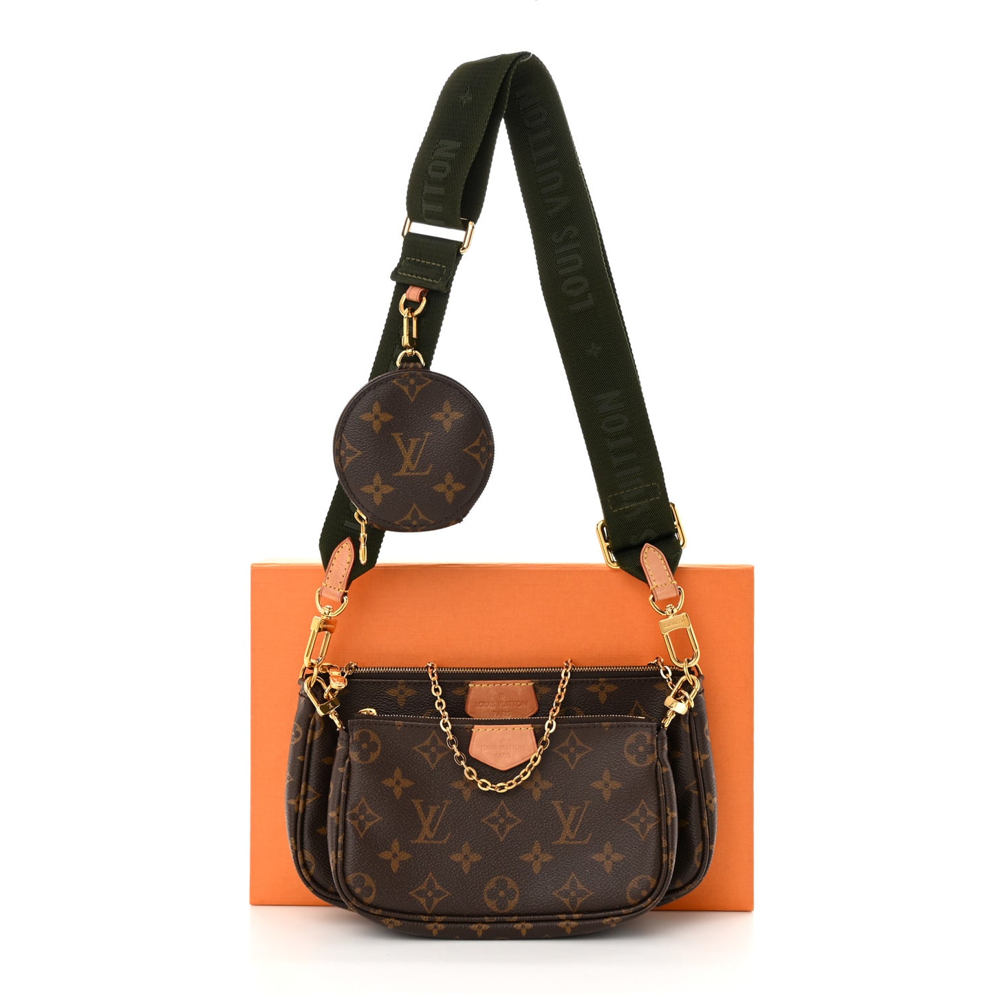 Monogram Multi Pochette Accessories Kaki