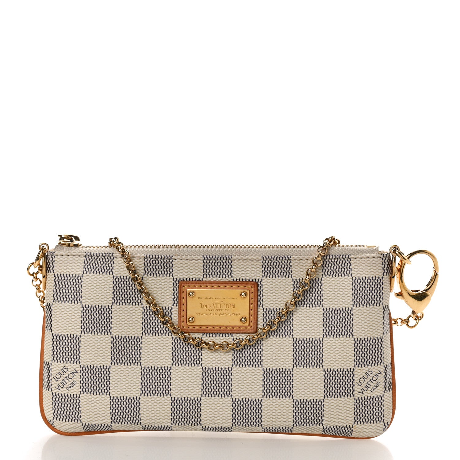 Louis Vuitton Damier Azur Pochette Milla MM 2 of 12