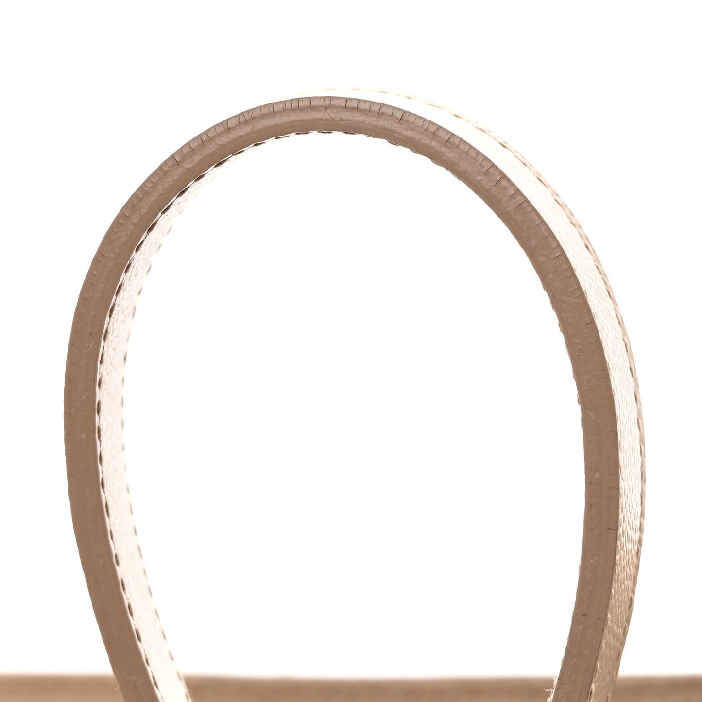 Grain De Poudre Matelasse Chevron Monogram Shopping Bag Dark Beige