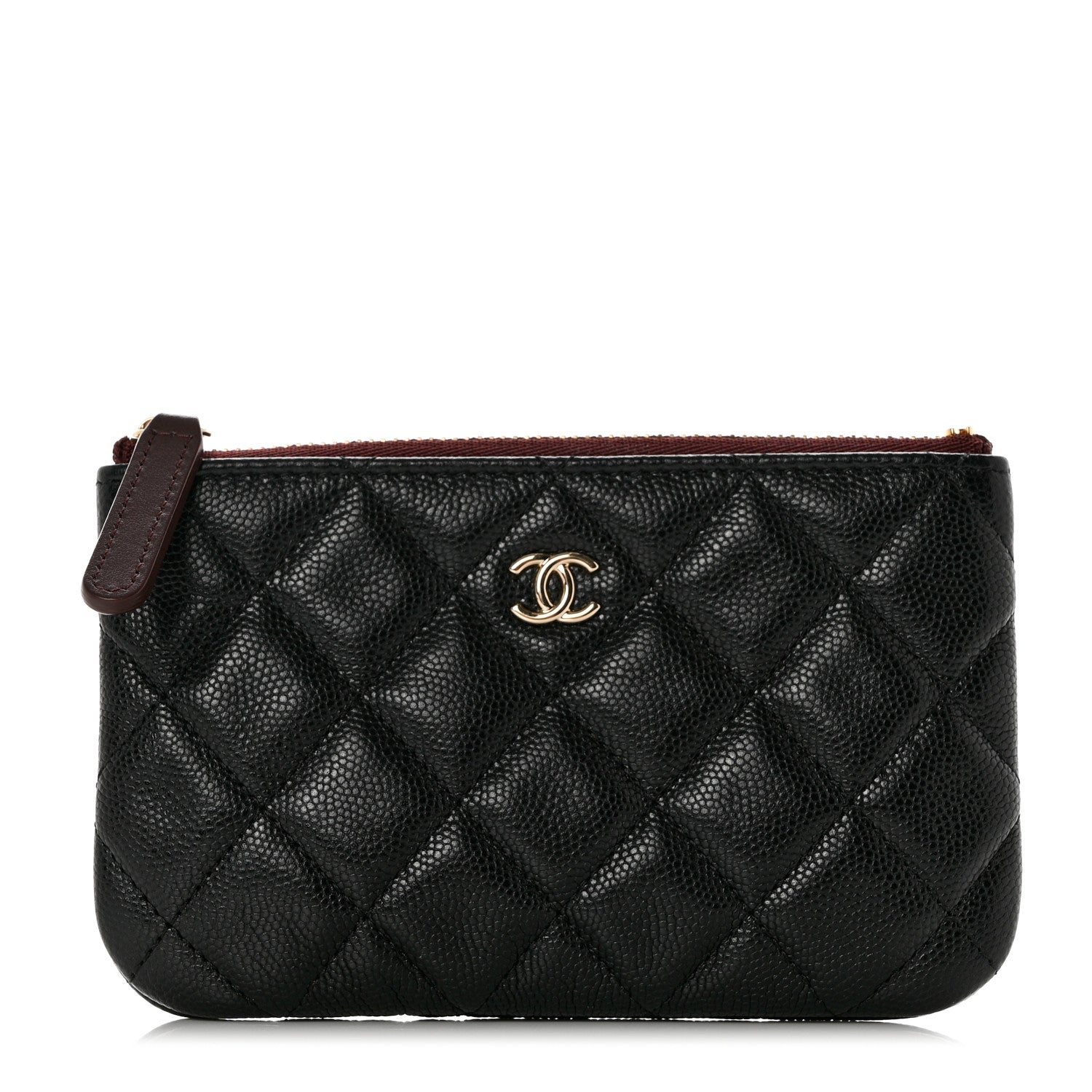 Chanel Caviar Quilted Small Cosmetic Case Black 1 of 8