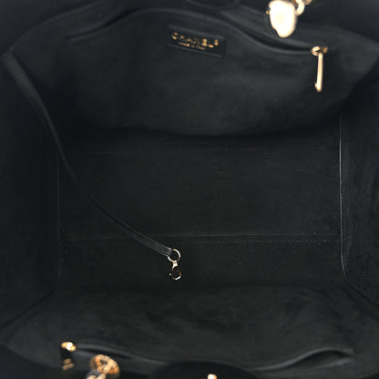 Chanel Caviar Medium Studded Deauville Tote Black 5 of 11