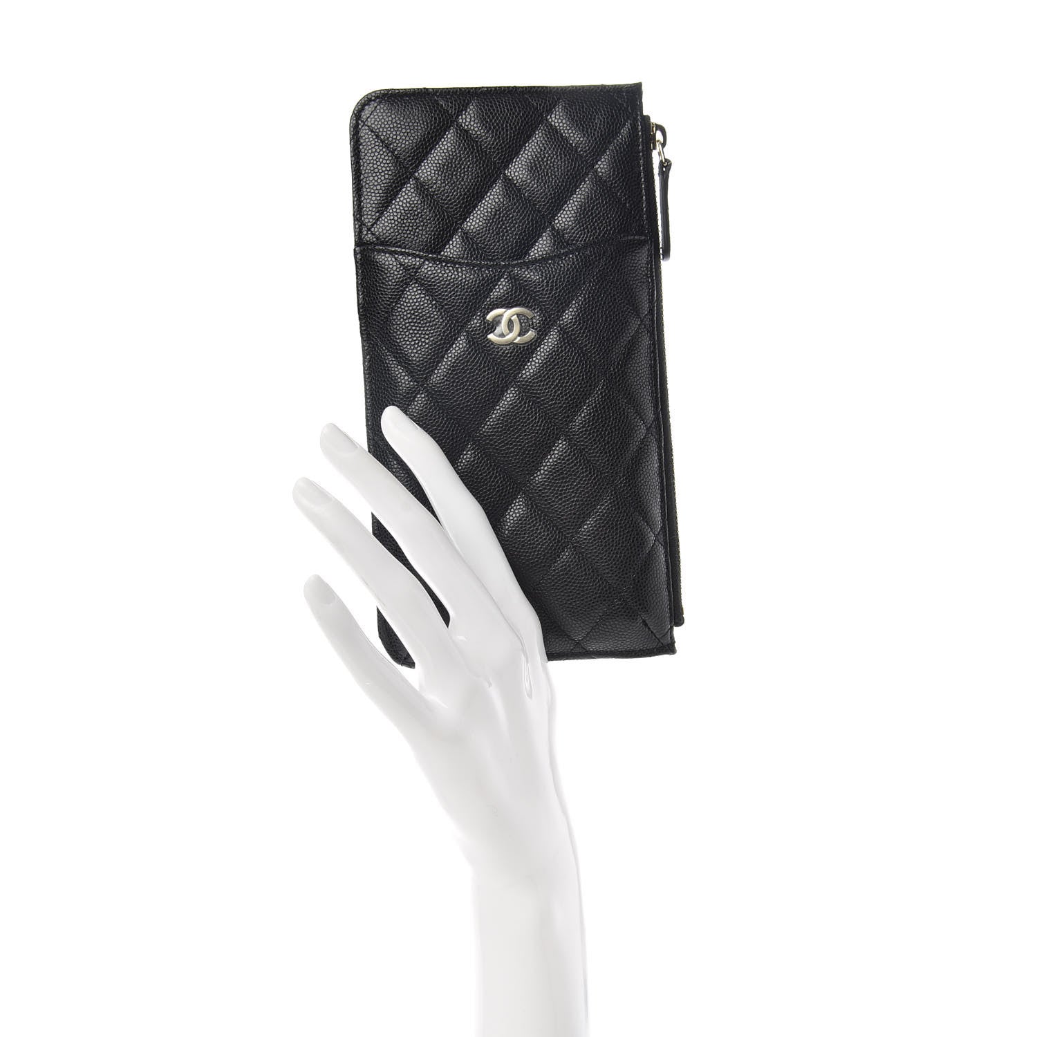 Chanel Caviar Quilted Classic iPhone Pouch Black 2 of 8