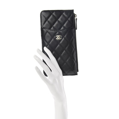 Chanel Caviar Quilted Classic iPhone Pouch Black 2 of 8