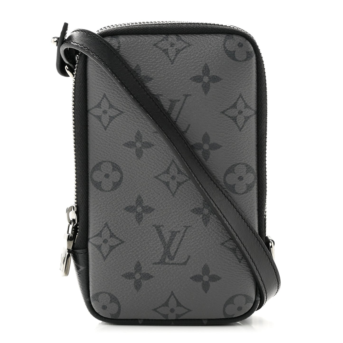 Monogram Eclipse Reverse Double Phone Pouch