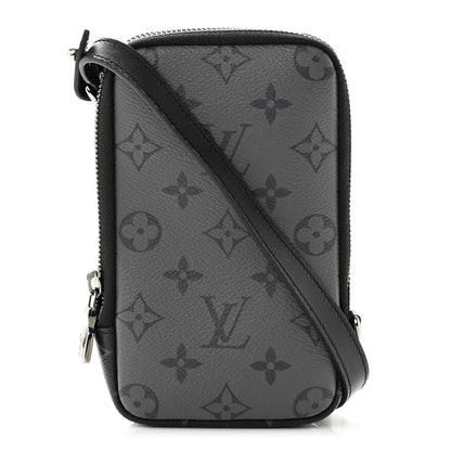Louis Vuitton Monogram Eclipse Reverse Double Phone Pouch 1 of 11